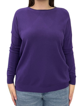 Maglione girocollo viscosa - OVER SIZE