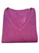 Maglione scollo a V viscosa - SLIM FIT