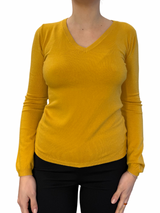 Maglione scollo a V viscosa - SLIM FIT