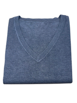 Maglione scollo a V viscosa - SLIM FIT