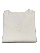 Maglione scollo a V viscosa - SLIM FIT