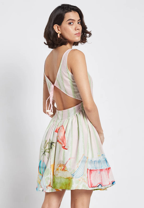 Liora trip dress - Besunset brand