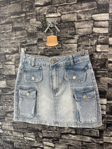 Minigonna in jeans