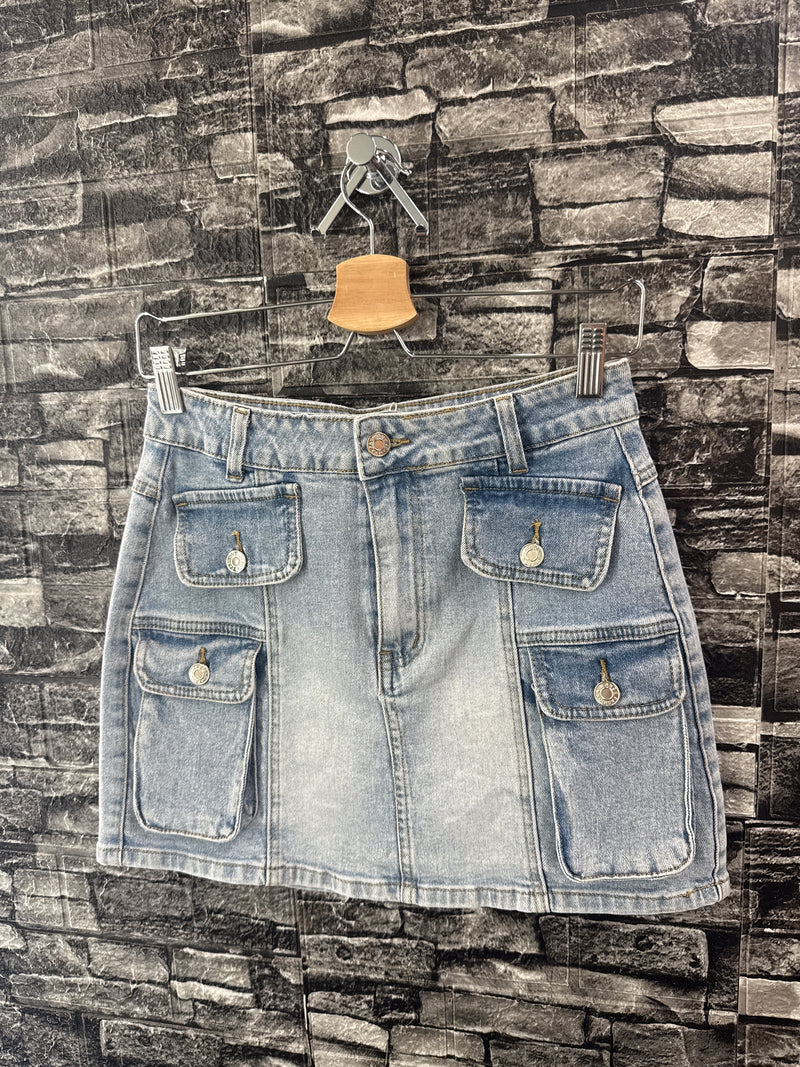 Minigonna in jeans