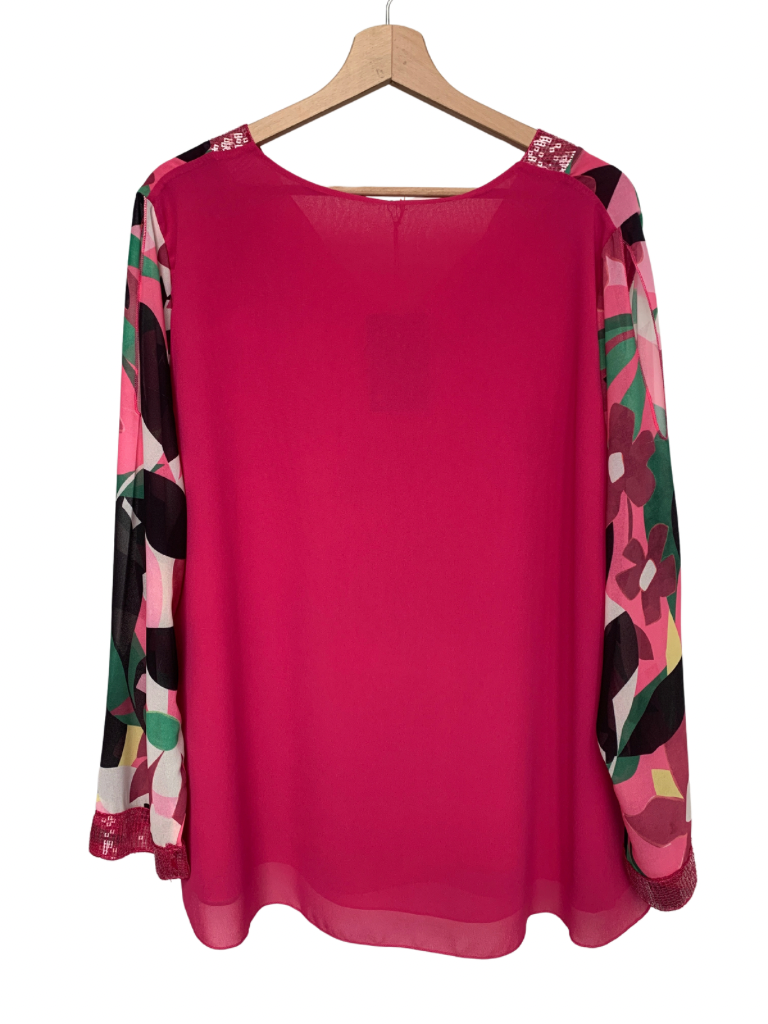 Blusa fantasia a fiori - anche curvy