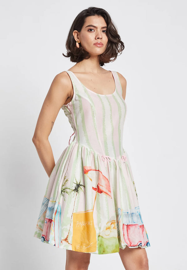 Liora trip dress - Besunset brand
