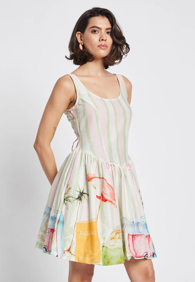 Liora trip dress - Besunset brand