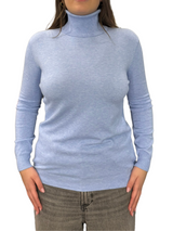 Viscose turtleneck sweater - REGULAR FIT