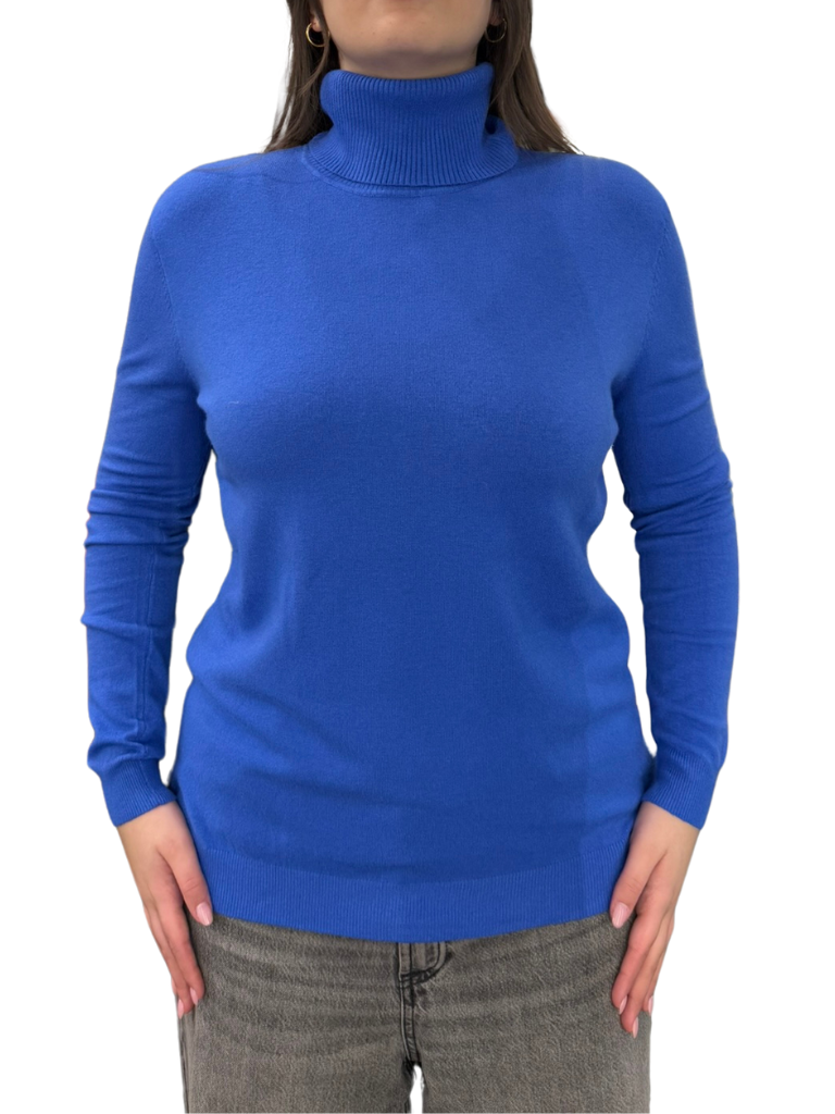 Viscose turtleneck sweater - REGULAR FIT