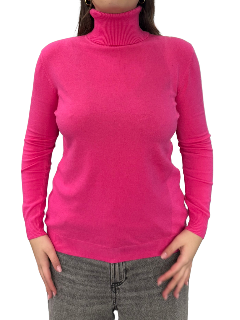 Viscose turtleneck sweater - REGULAR FIT