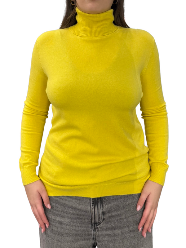 Viscose turtleneck sweater - REGULAR FIT