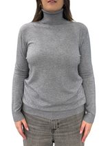 Maglione dolcevita viscosa - REGULAR FIT