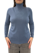 Maglione dolcevita viscosa - REGULAR FIT