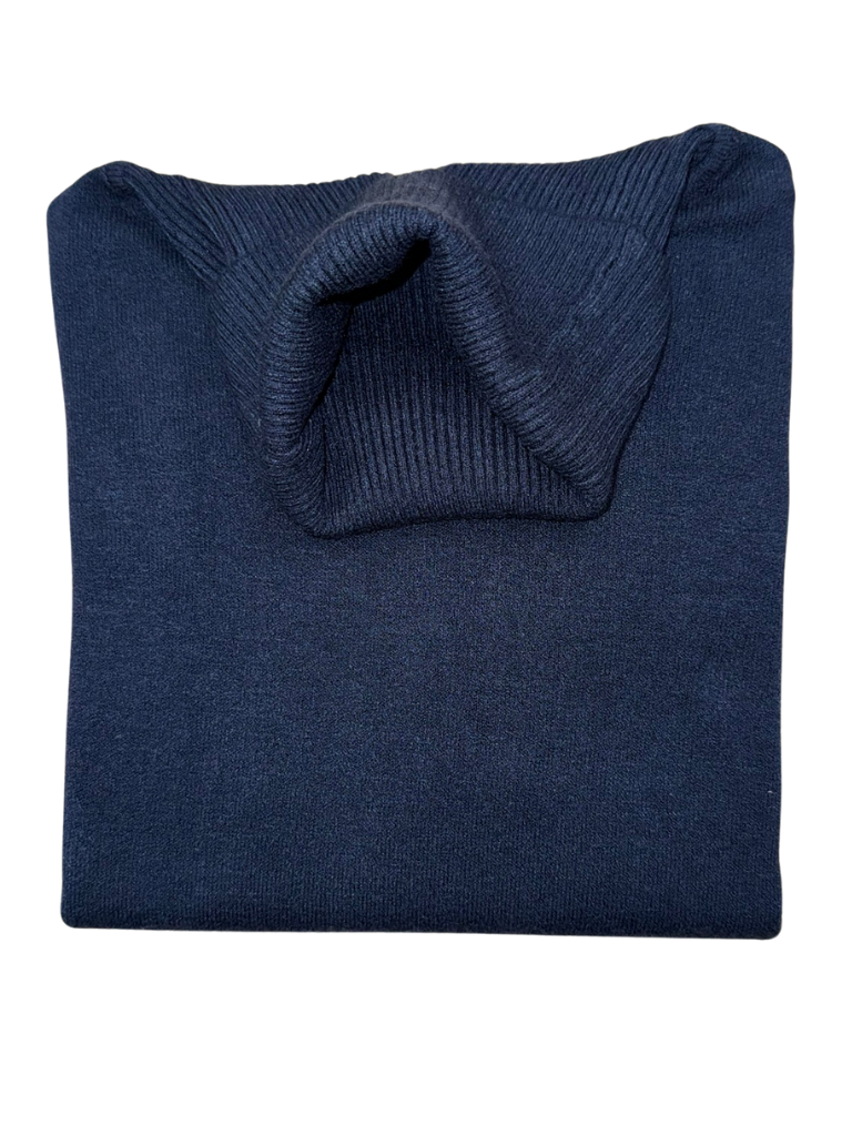 Viscose turtleneck sweater - SLIM FIT