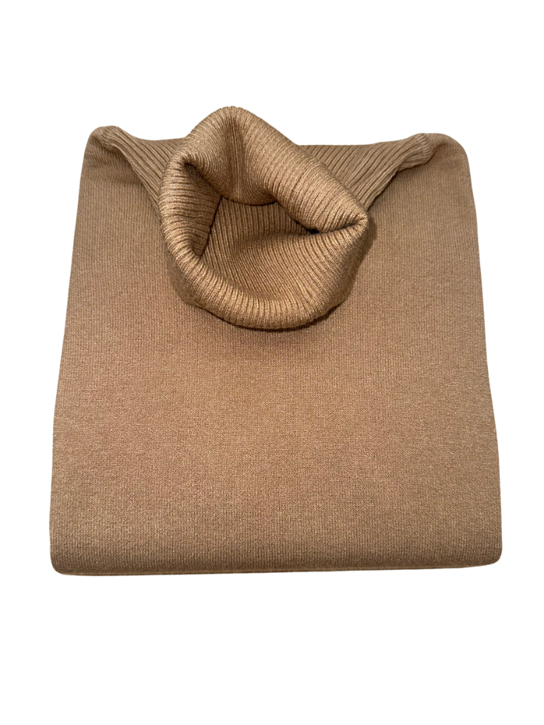 Viscose turtleneck sweater - SLIM FIT