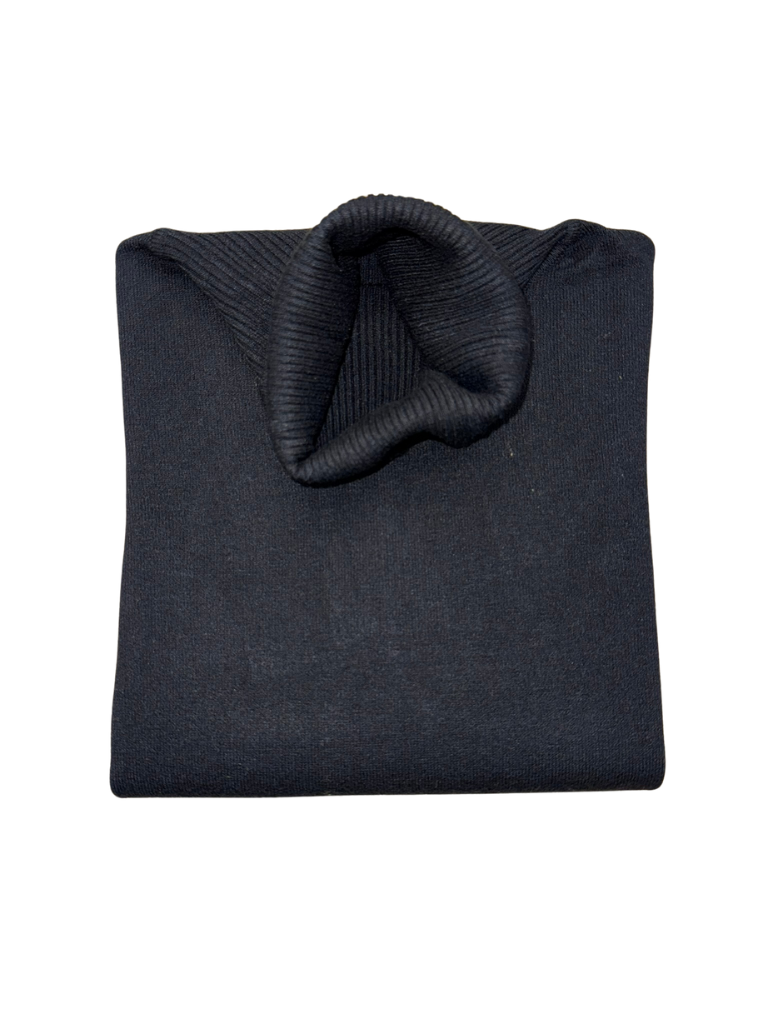 Viscose turtleneck sweater - SLIM FIT