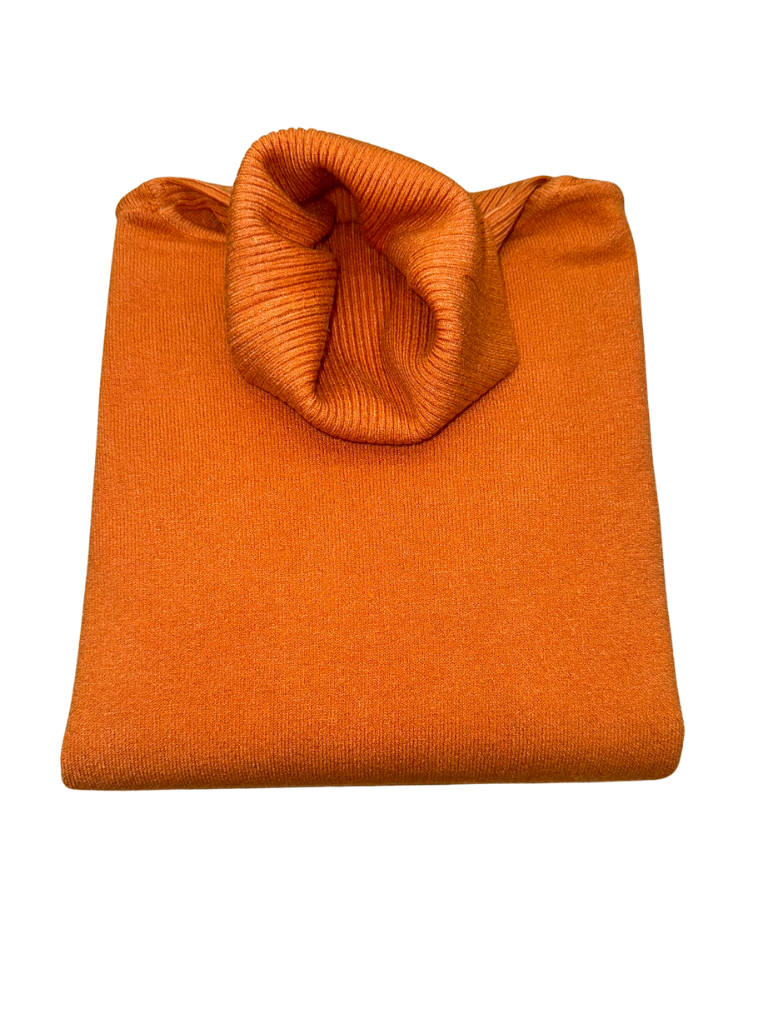 Viscose turtleneck sweater - SLIM FIT