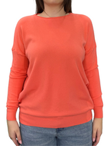 Maglione girocollo viscosa - OVER SIZE