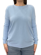 Viscose Crewneck Sweater - OVER SIZE