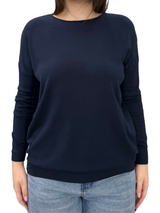 Viscose Crewneck Sweater - OVER SIZE