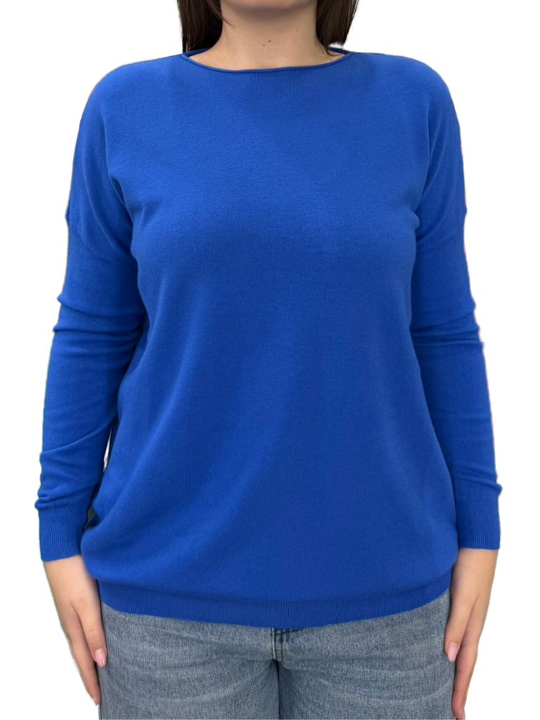 Viscose Crewneck Sweater - OVER SIZE