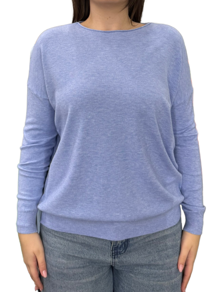 Viscose Crewneck Sweater - OVER SIZE