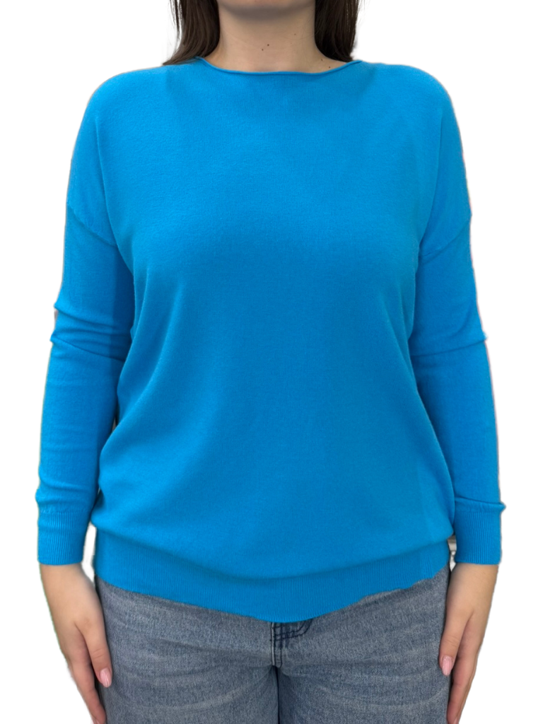 Maglione girocollo viscosa - OVER SIZE