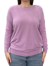 Viscose Crewneck Sweater - OVER SIZE