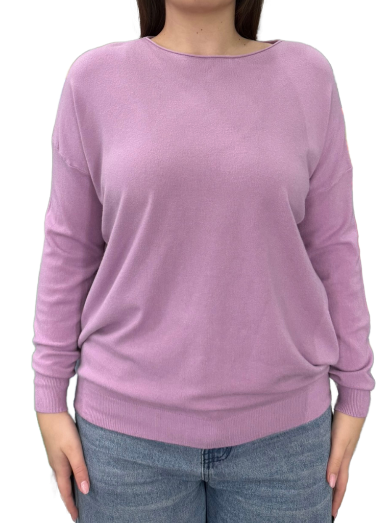 Viscose Crewneck Sweater - OVER SIZE