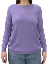 Viscose Crewneck Sweater - OVER SIZE