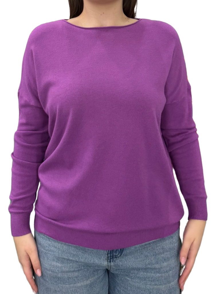 Maglione girocollo viscosa - OVER SIZE