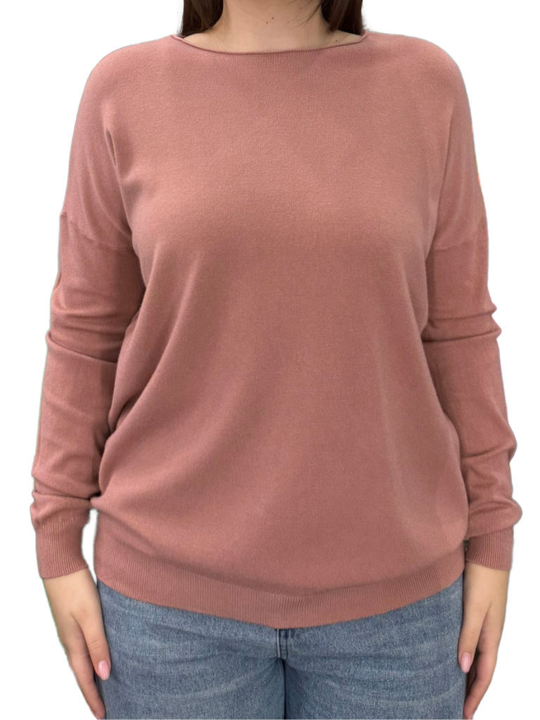 Maglione girocollo viscosa - OVER SIZE