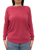 Viscose Crewneck Sweater - OVER SIZE