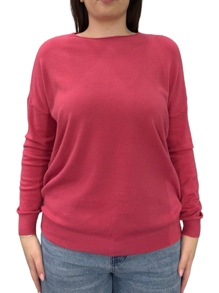 Maglione girocollo viscosa - OVER SIZE