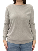 Viscose Crewneck Sweater - OVER SIZE