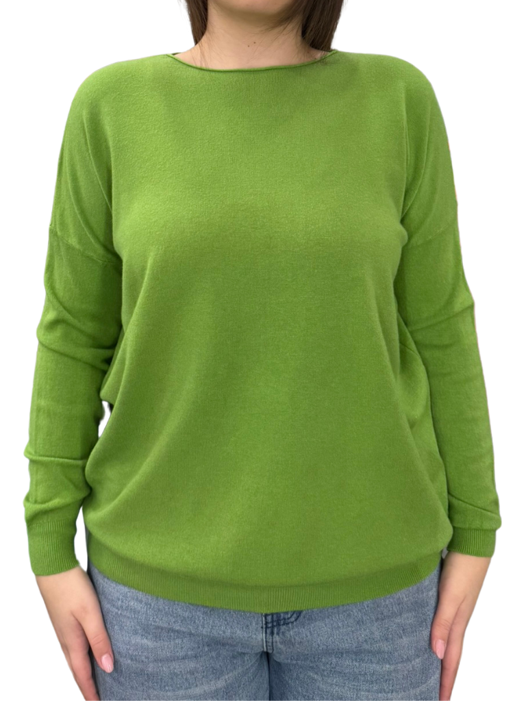 Maglione girocollo viscosa - OVER SIZE