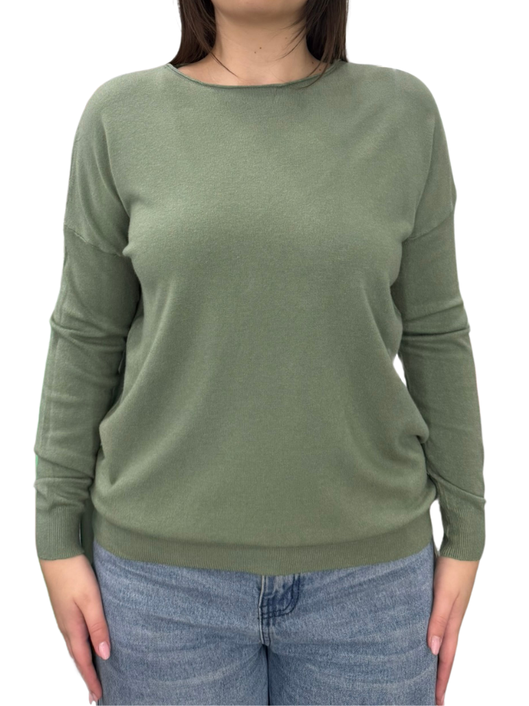 Maglione girocollo viscosa - OVER SIZE