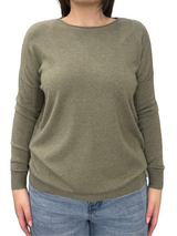 Viscose Crewneck Sweater - OVER SIZE