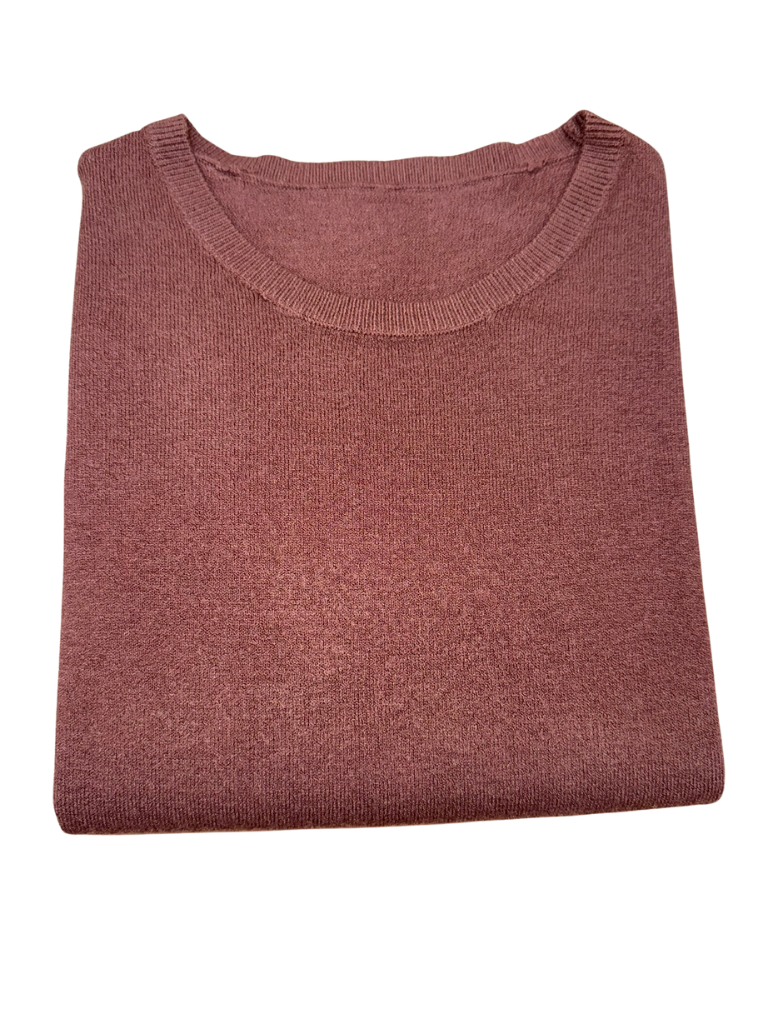 Maglione girocollo viscosa - SLIM FIT