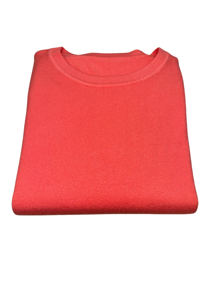 Viscose Crewneck Sweater - SLIM FIT