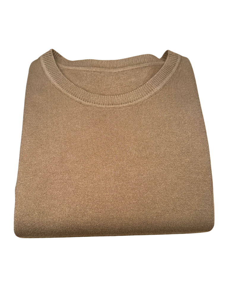 Viscose Crewneck Sweater - SLIM FIT