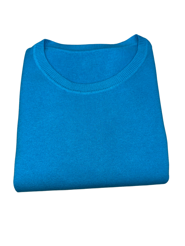 Viscose Crewneck Sweater - SLIM FIT