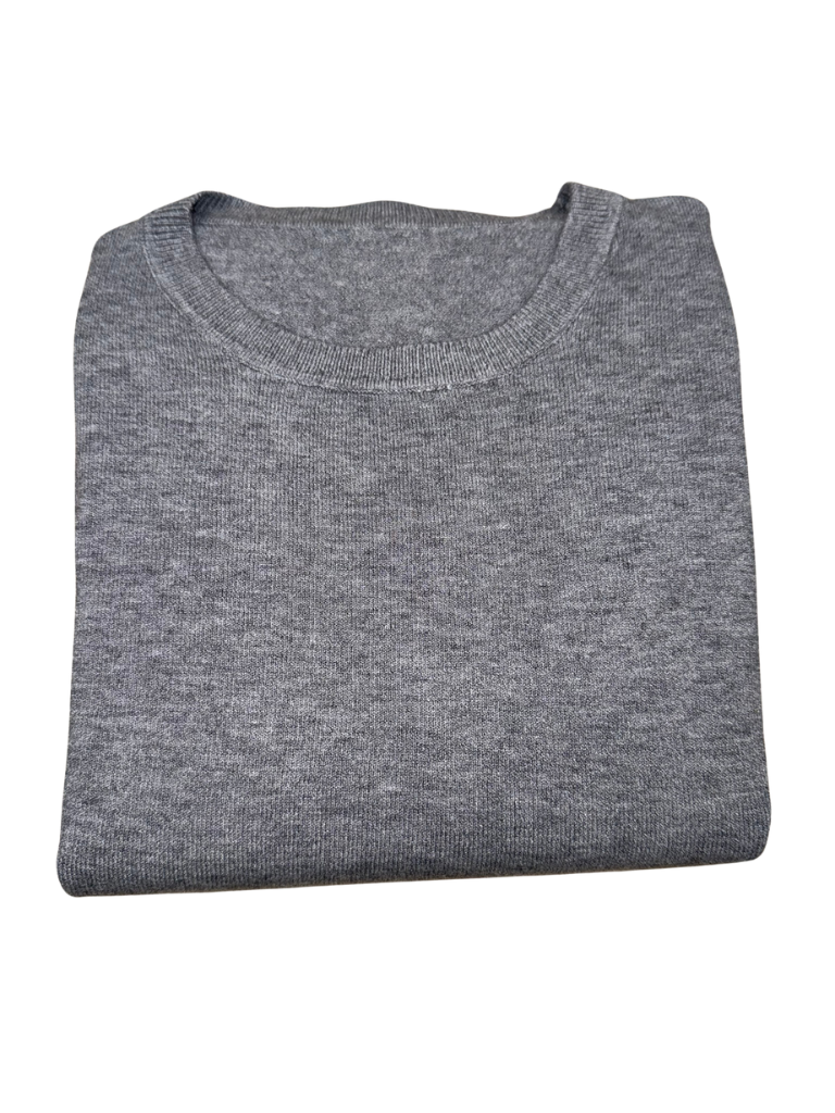 Viscose Crewneck Sweater - SLIM FIT