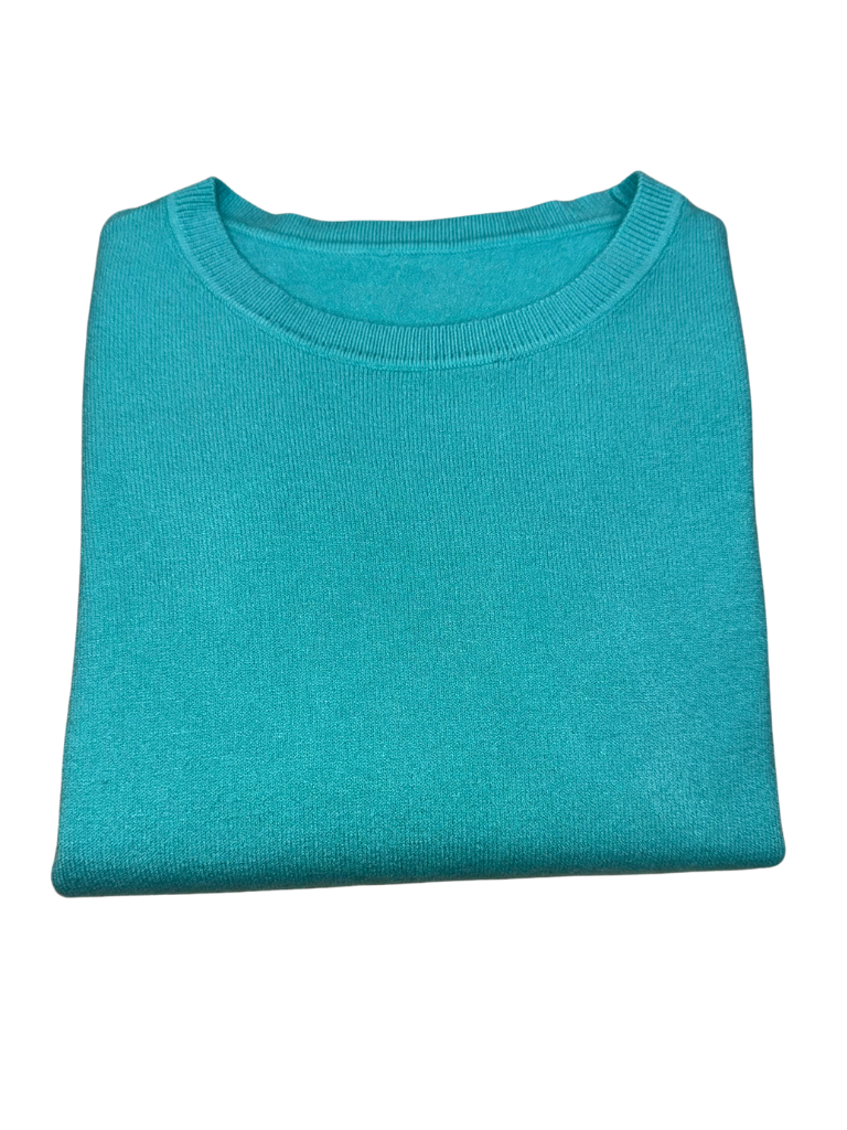 Viscose Crewneck Sweater - SLIM FIT