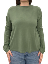 Winter Viscose Crewneck Sweater - REGULAR FIT