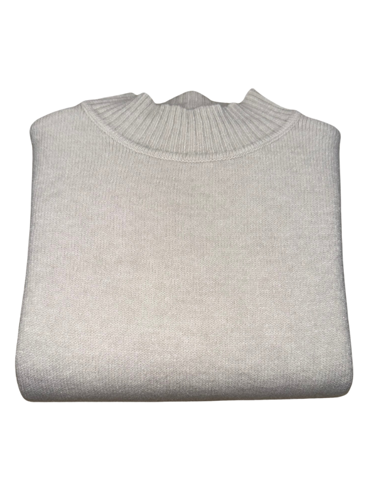 Winter viscose turtleneck sweater - SLIM FIT