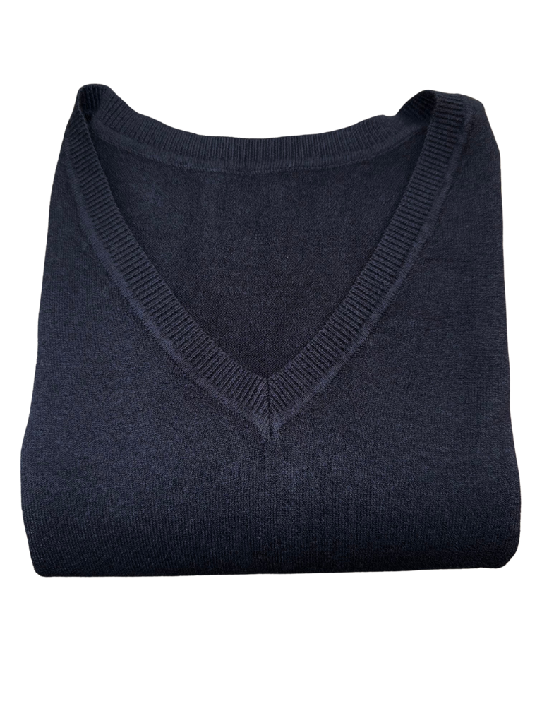 Viscose V-Neck Sweater - SLIM FIT