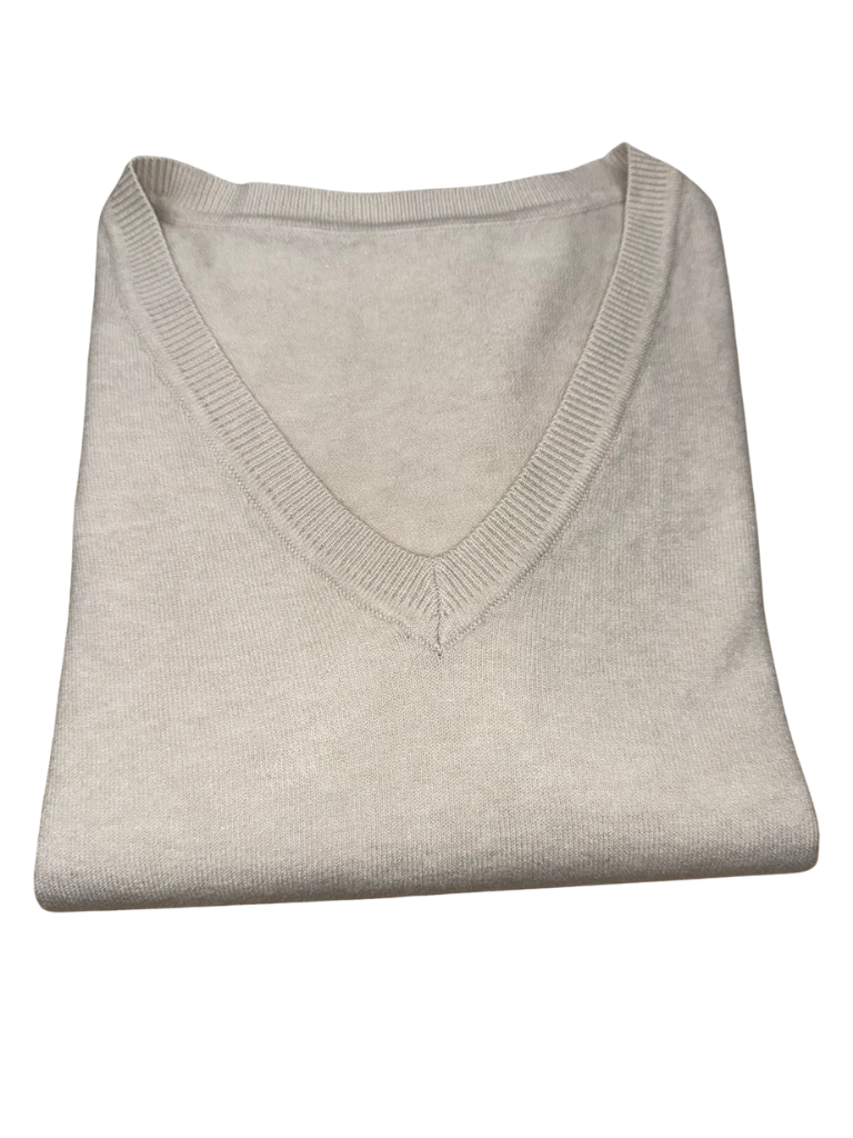 Viscose V-Neck Sweater - SLIM FIT