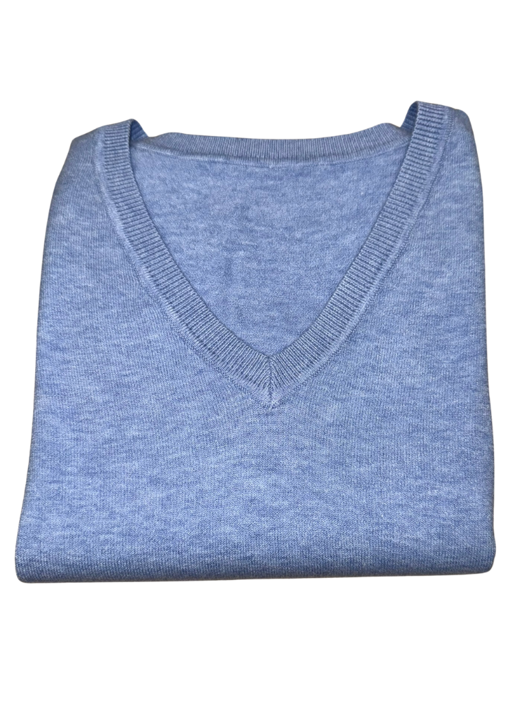 Viscose V-Neck Sweater - SLIM FIT