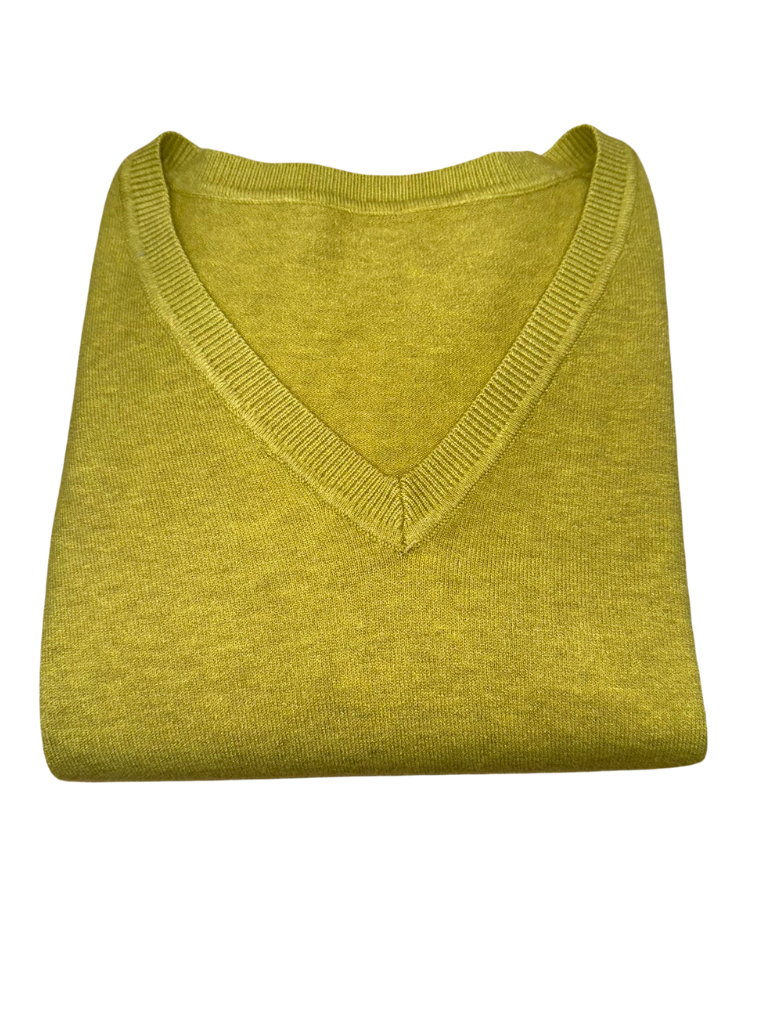 Viscose V-Neck Sweater - SLIM FIT